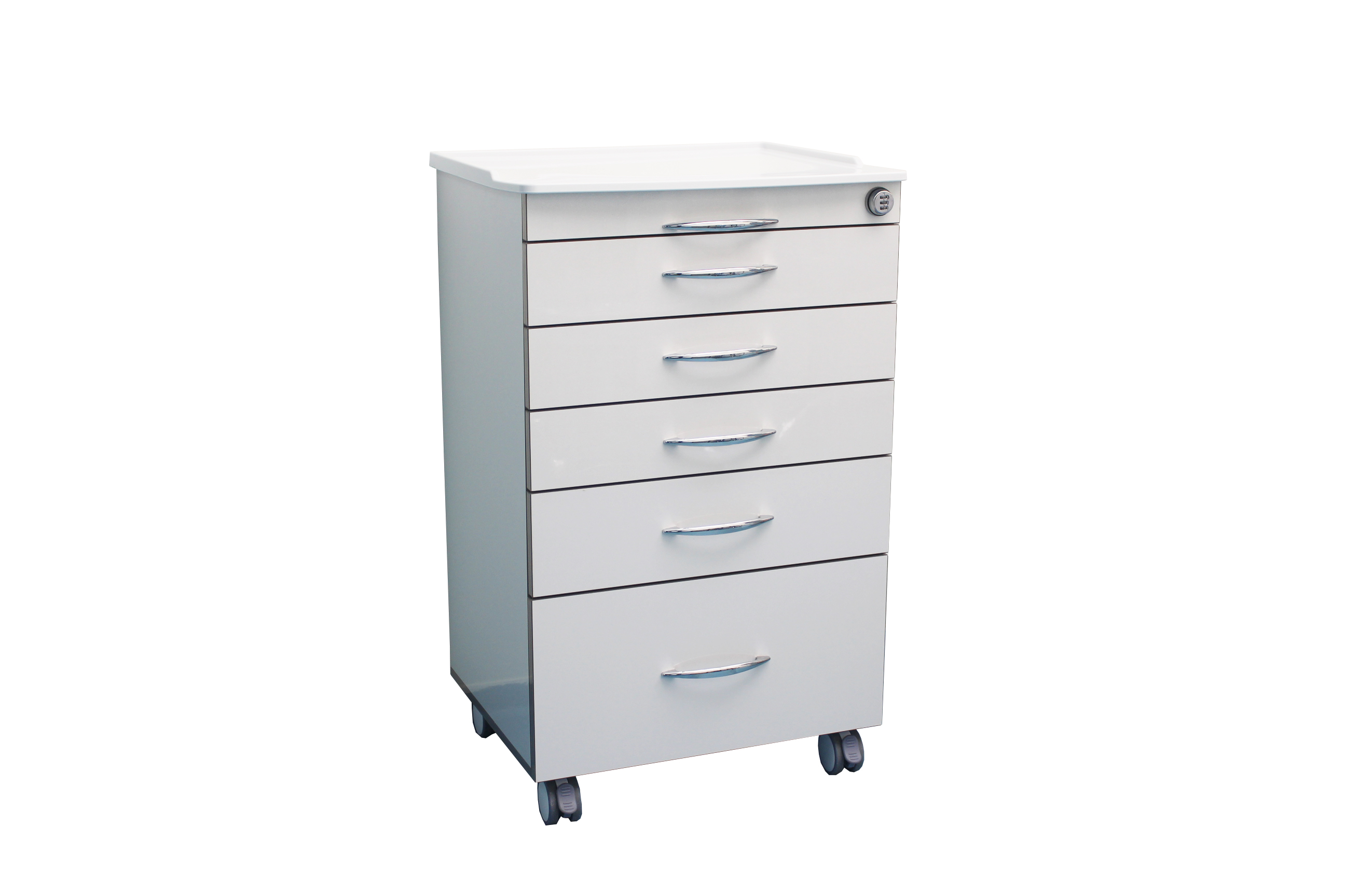 G14 Five-Drawer Mobile Cabinet - Medical Side Cabinet 3
