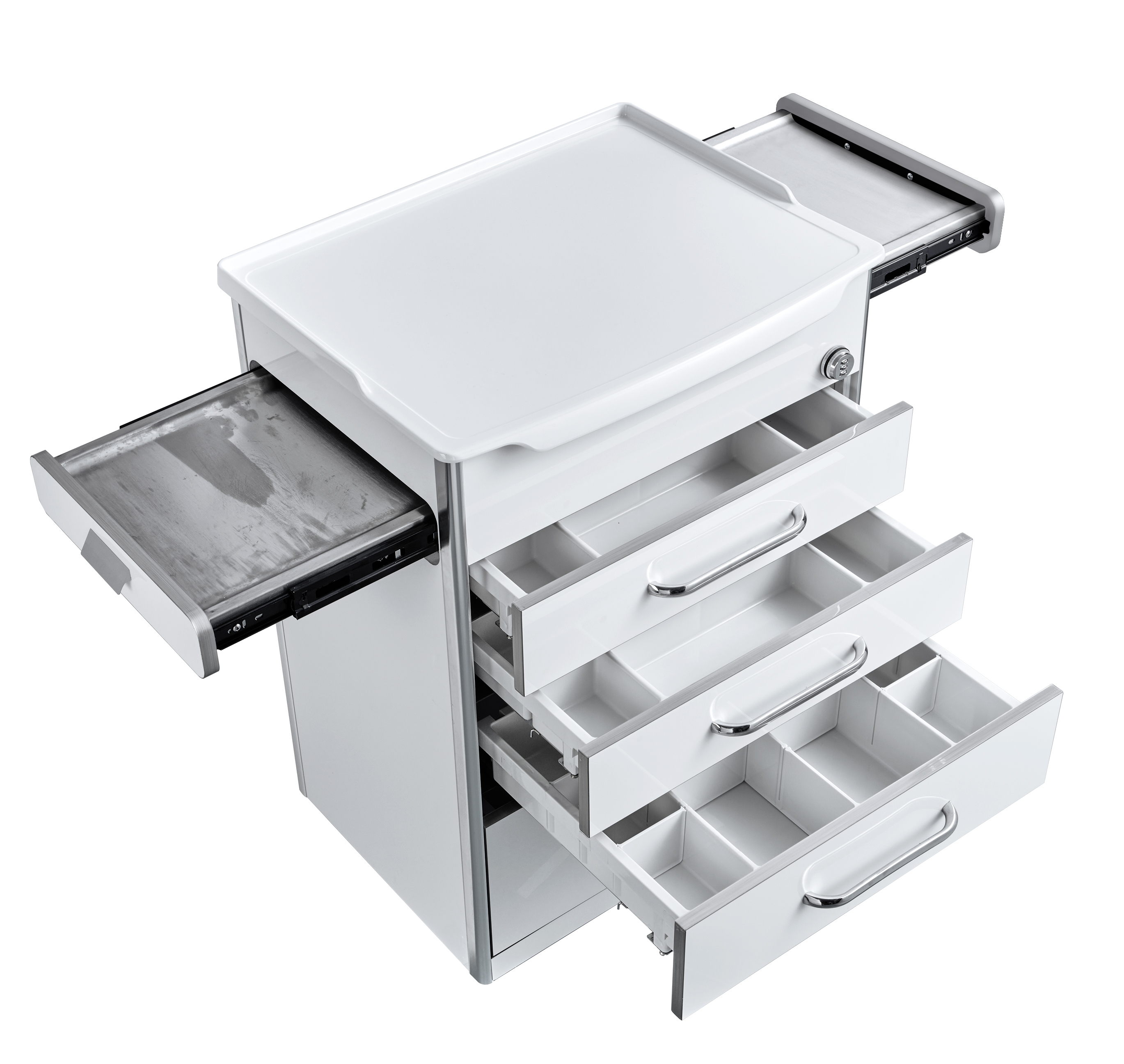 G21 Four-Drawer Deluxe Mobile Cabinet (with Side Drawers) 2