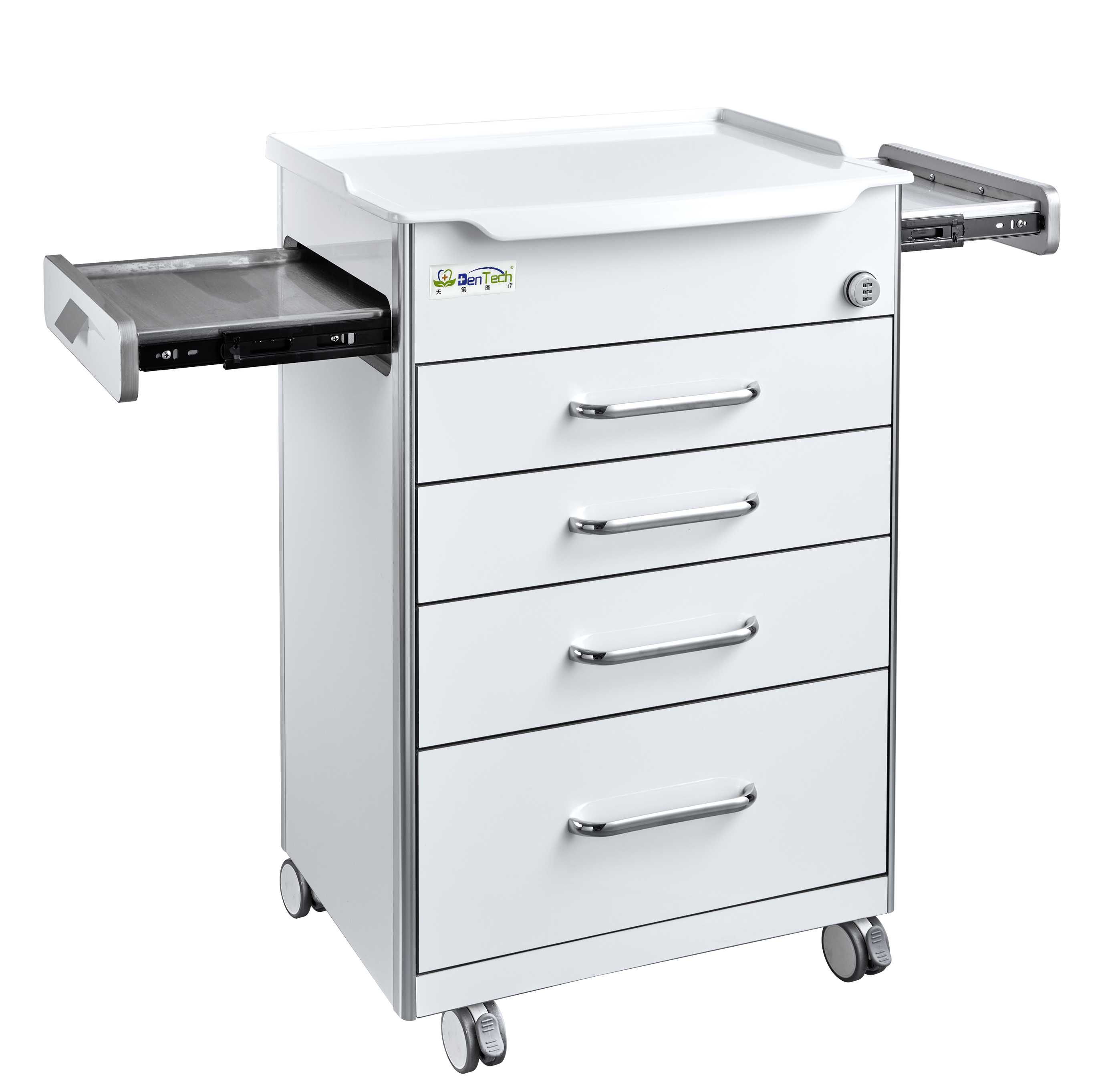G21 Four-Drawer Deluxe Mobile Cabinet (with Side Drawers) 3
